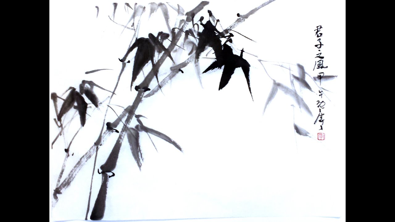 Image Of Painting Mountains With Paint Brush Image Of Painting Mountains With Paint Brush