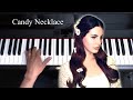 How to play Candy Necklace Intro on Piano - Lana Del Rey - Piano Tutorial