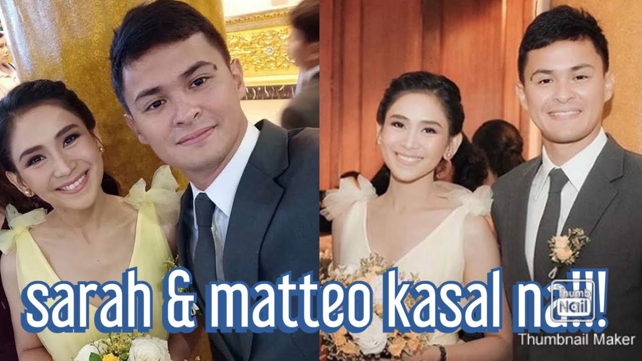 sarah geronimo& matteo guidicelli  kasal na!!