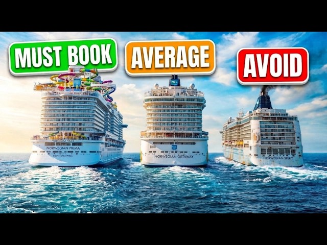 Ranking EVERY Major Norwegian Cruise Ship (Worst to Best!)