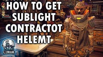 How To Get Unique Sublight Contractor Helm: Slaughterhouse Clive - The Outer Worlds