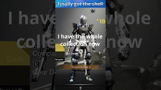 Finally got the Ghost Shell! #destiny2