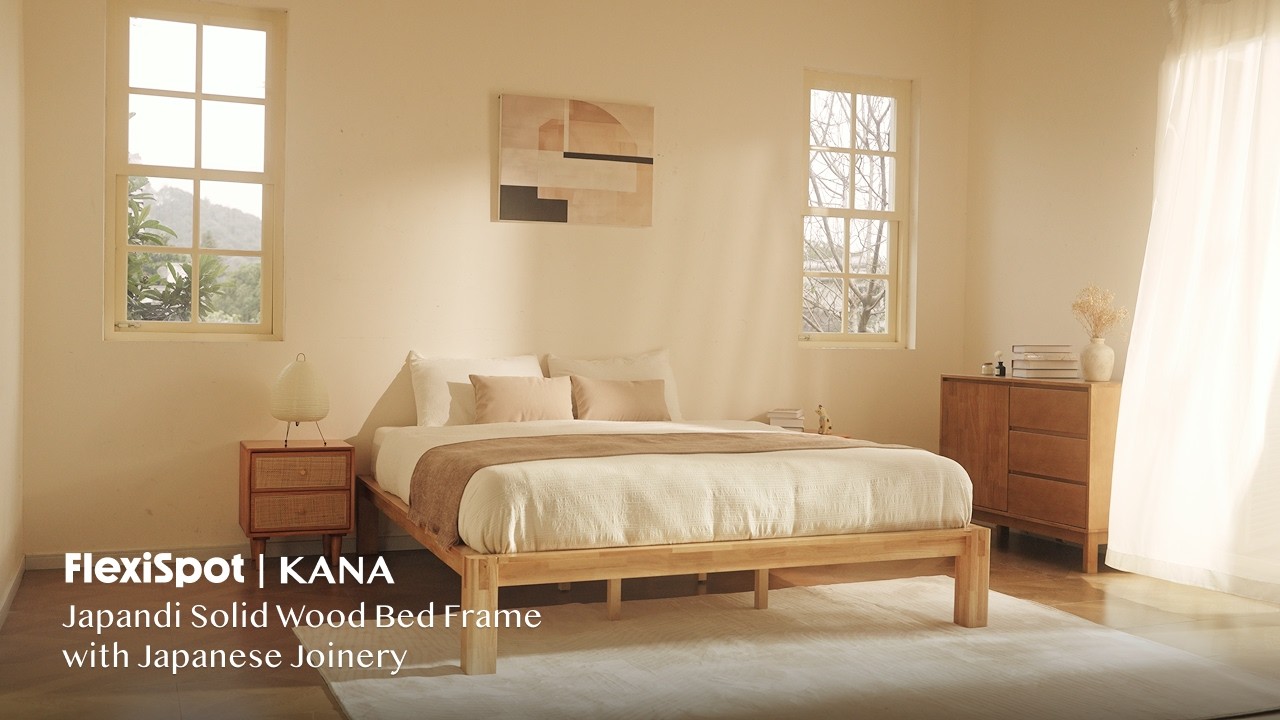 FlexiSpot | Easy Setup & Zero Noise Japanese Joinery Bed | KANA
