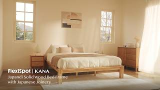 FlexiSpot | Easy Setup & Zero Noise Japanese Joinery Bed | KANA