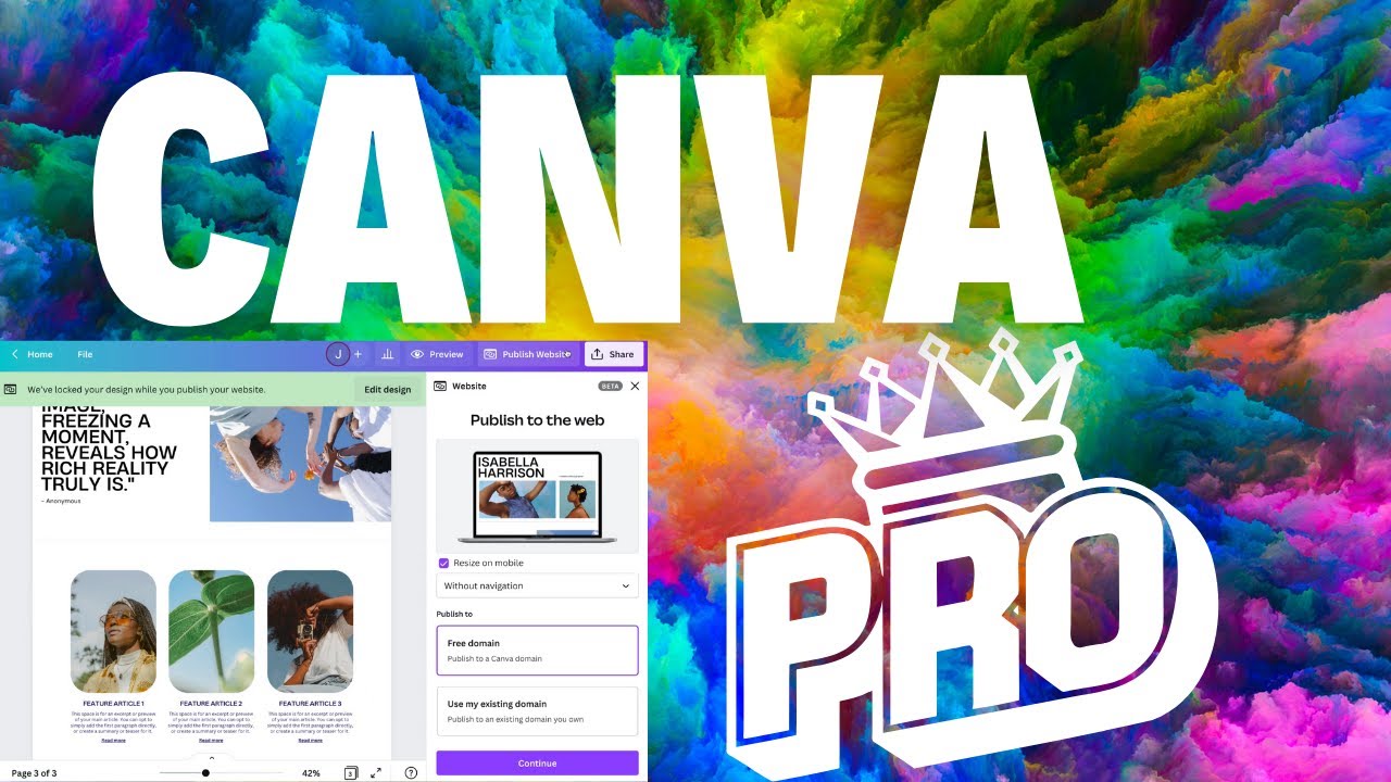 Get Canva Pro for Free Lifetime Access In 2024 | Genuine Method! - YouTube