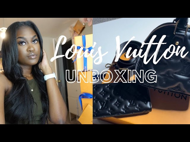 UNBOXING  Louis Vuitton Alma BB *quilted calf skin* 2022 BUBBLEGRAM 