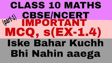 Important Question For Class 10 Maths 2020-21 Exam -Chapter 1,EX-1.4
