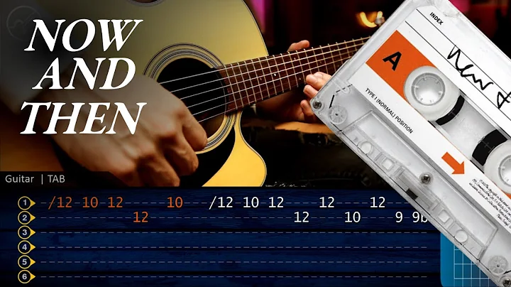 Now And Then - The Beatles GUITAR TAB | CHORDS + SOLO | Guitarra Cover Christianvib