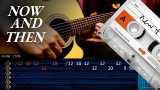 Now And Then - The Beatles GUITAR TAB | CHORDS + SOLO | Guitarra Cover Christianvib