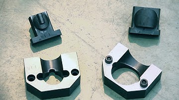 Tube notching for Geka hydraulic ironworkers / Accesorio opcional para entallado de tubo – Geka