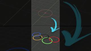 How To Make Olympic Rings Logo In Blender 3D