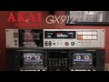 Akai Professional GX912 3 Head Cassette Deck - Unboxing and quick test