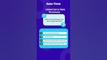 Linked list in Data Structures #exams #computerscience#linkedlist #quiz #datastructures#viralshort