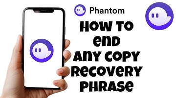 How To Find And Copy Secret Recovery Phrase In Phantom Wallet 2025