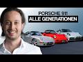 Porsche 911: Alle Generationen in 5 Minuten!