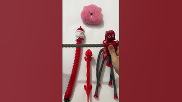 Robot Red Mini Pop Sound ASMR Creating satisfying POP #asmrsounds #satisfying #relaxing #creative