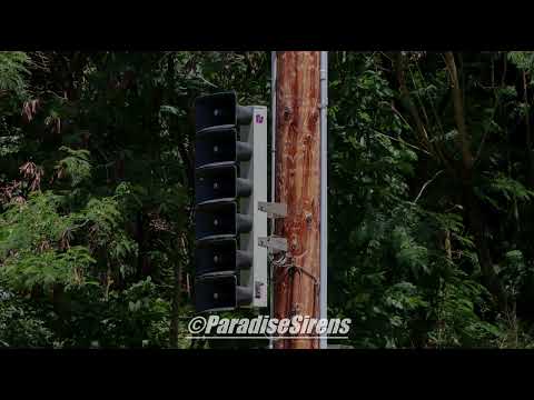 Federal Signal DSA 6 | Moanalua Valley, Hawai‘i | Monthly Siren Test