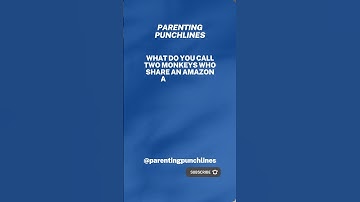 What do you call Two Monkeys who Share an Amazon Account?... #dadjokes #momjokes #subscribe #dadlife