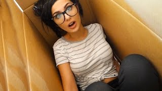 I Mailed Myself In A BOX & IT WORKED | HUMAN MAIL CHALLENGE