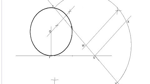 Construct A Circle To Touch A Line And Pass Through Two Points || Engineering Drawing|| WAEC 2023