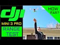 DJI Mini 3 Pro Range Test with DJI RC - Yikes!