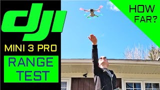 DJI Mini 3 Pro Range Test with DJI RC  Yikes!