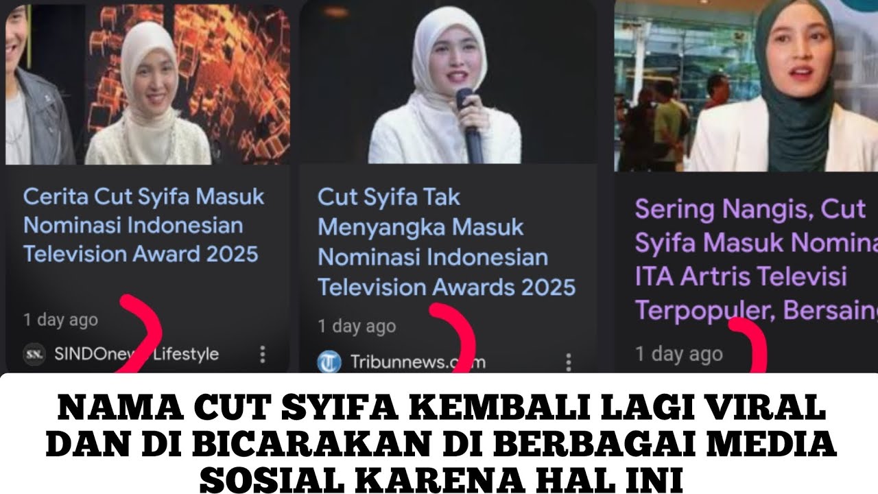 🔴NAMA CUT SYIFA KEMBALI LAGI VIRAL DAN DI BICARAKAN DI BERBAGAI MEDIA SOSIAL KARENA HAL INI