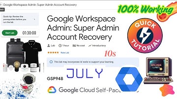 Google Workspace Admin: Super Admin Account Recovery | #GSP948 | #qwiklabs | #arcade