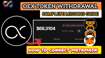 Oex Token Withdrawal | How To Connect Metamask Wallet To Complete Mission On Oex Exchange App