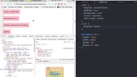 Labels radiobuttons onder de input
