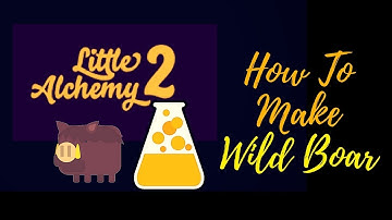 Little Alchemy 2-How To Make Wild Boar Cheats & Hints