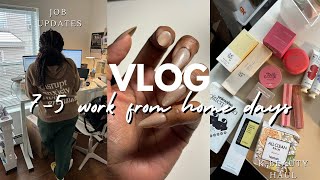 Productive work days in my life | 75 corporate job updates, Korean skincare haul, working from home