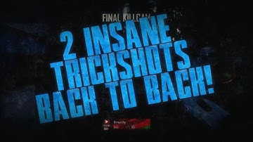 I HIT 2 CRAZY TRICKSHOTS BACK TO BACK GAMES! COD: BO2 HIGHLIGHTS #9! (BO2 Trickshotting!)