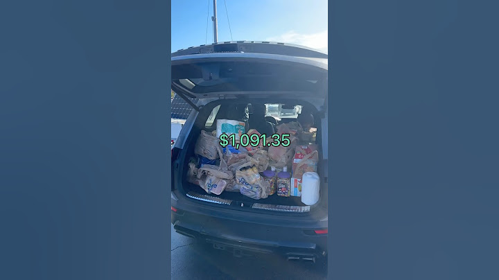 Let’s go get our monthly $1,000 worth of grocery!