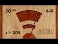 50 bpm 44 wood metronome