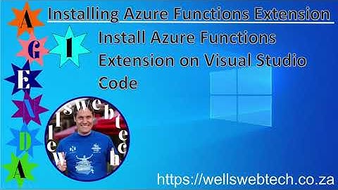 Install Azure Functions Extension