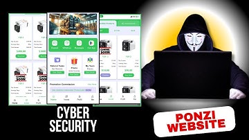 How Scammers Create Ponzi Website : Cyber Security Tutorial