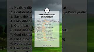 Kosakata Bahasa Inggris, Artinya dan Cara Bacanya | #short #shorts #shortsvideo #youtubeshorts