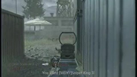 COD4 1v1 VoodooMidnight vs Sniper King II