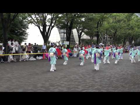世田谷　笑in若林（スーパーよさこい2015）NHK前ストリート