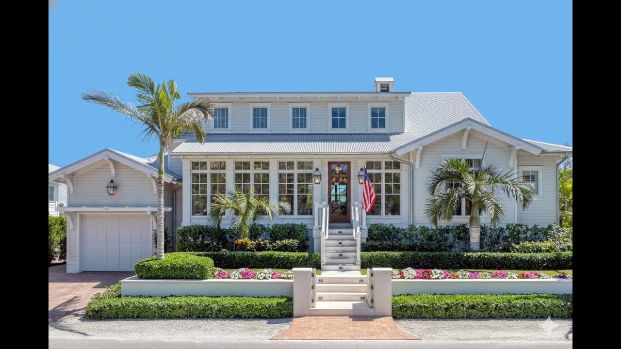 NEW! Boca Grande Waterfront Luxury Home Tour: 150 1st St, FL | 6 Bed, 2 Boat Docks
