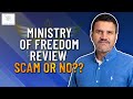 Ministry of Freedom 2.0 Review ⚠️ WARNING ⚠️ - A Scam Or $1497 (The Only Honest Review)