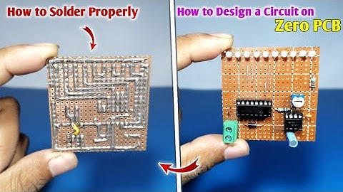 How to Solder Properly on Zero PCB | How to Design Circuit on Zero PCB | Dot Board Soldering