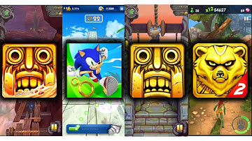 Temple Run 2 Blazing Sands Vs Sonic Dash Vs Temple Run 2 Sky Summit Vs Spirit Run 2   Temple Zombie