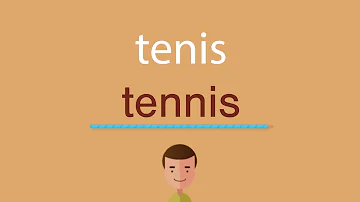 Como se escreve a palavra tênis em inglês?