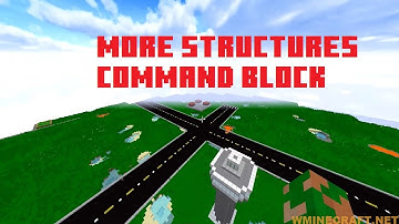 More Structures Command Block 1.15.2/1.14.4/1.13.2/1.12.2 for Minecraft