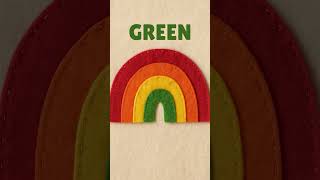 Learn Rainbow Colors for Toddlers | Calm & Low Stimulation education for kids #Shorts