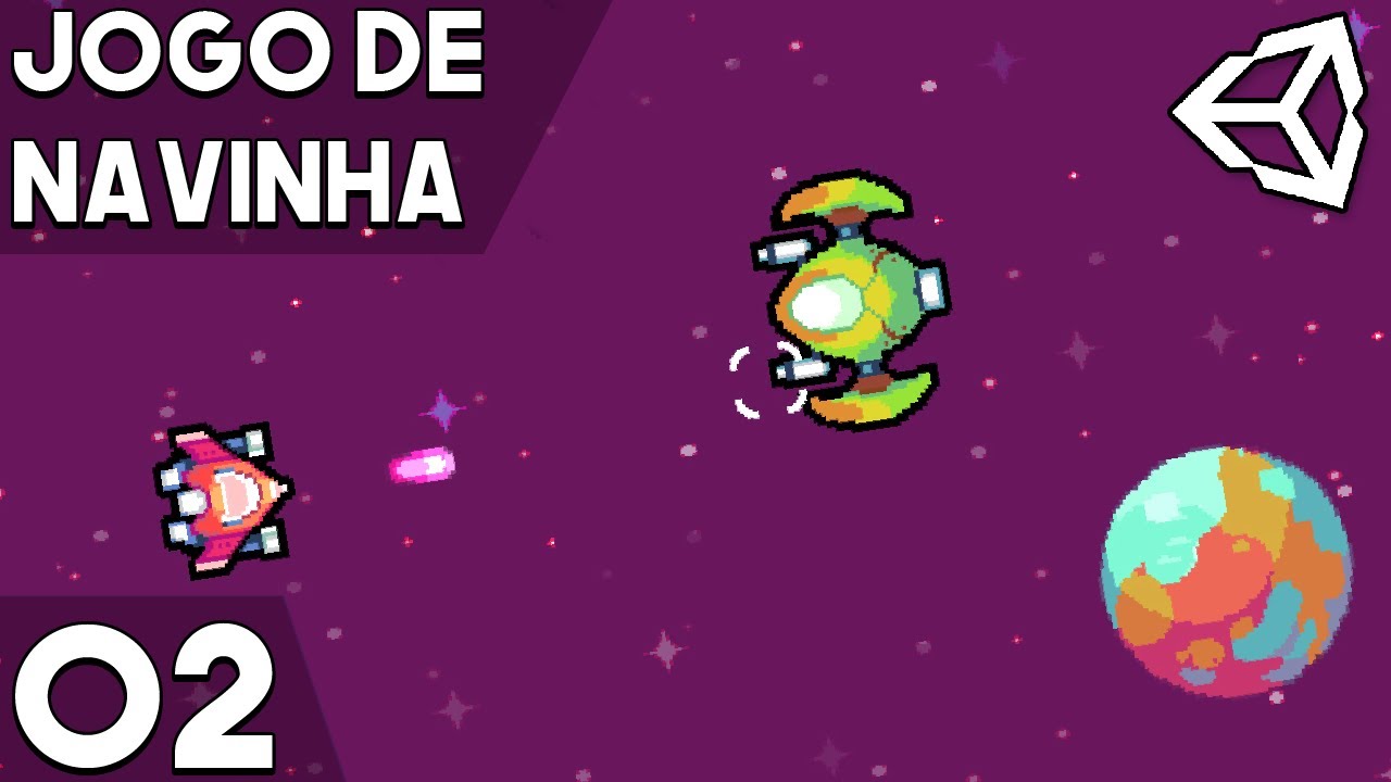 CRIE UM JOGO DE NAVINHA 2D NA UNITY - AULA 02: CRIANDO E PROGRAMANDO O ...