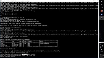 Cambiar nombre de una tabla y de un campo en mysql