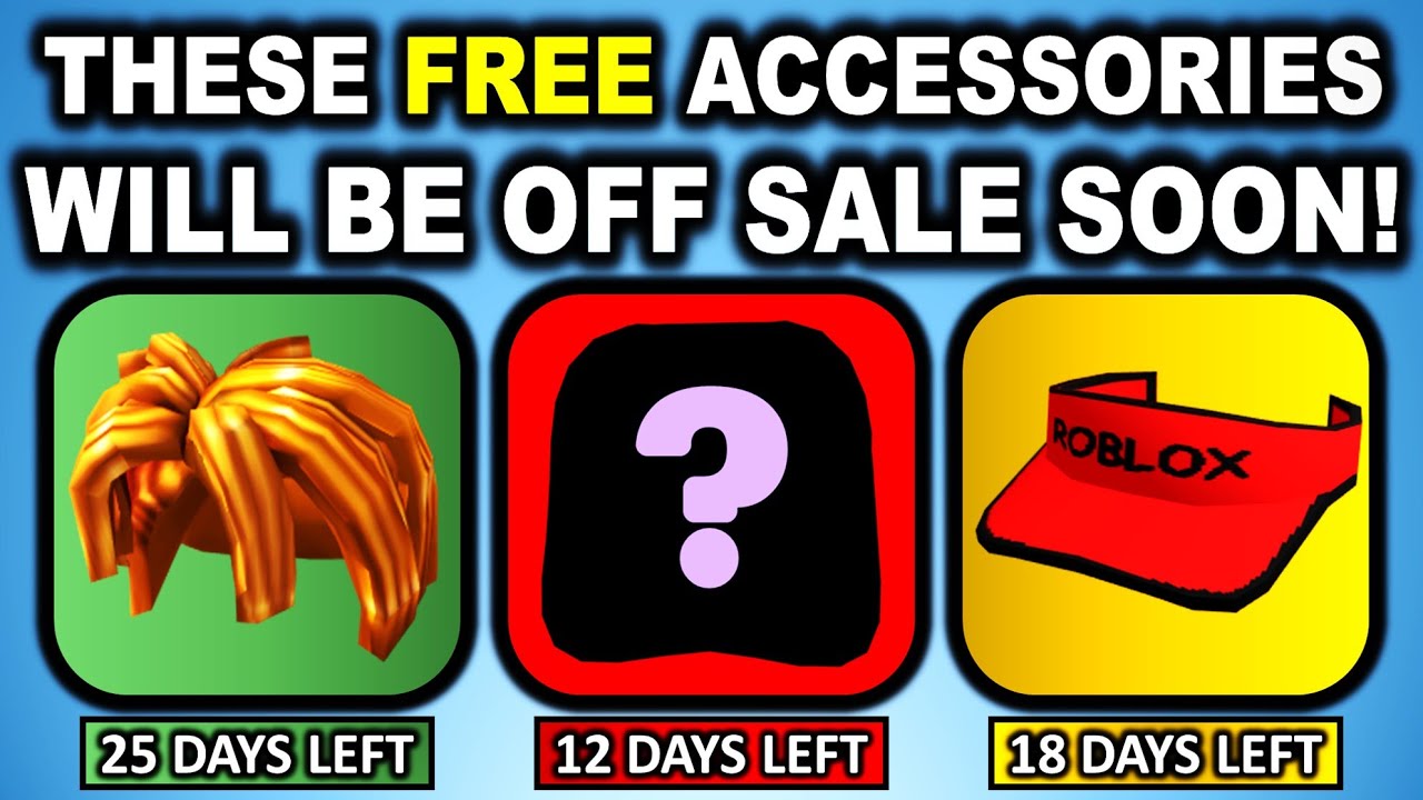 Soon These Roblox Hats Will Be Off Sale Forever Get Them Now Youtube - roblox hat sales